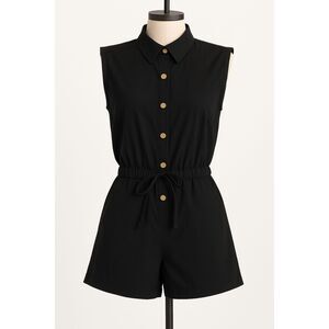 Gobles Button Down Romper, NIP